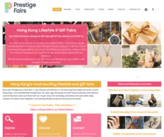 Prestigefairs.hk(Join us at the biggest and most exciting Lifestyle & Gift Fairs Hong Kong) Screenshot