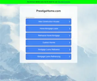 Prestigehome.com(Prestige Properties) Screenshot