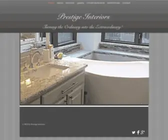 Prestigeinteriorsdfw.com(Prestige Interiors DFW) Screenshot