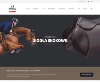 Prestigeitaly.pl(Siodła i akcesoria dla koni i jeźdźców) Screenshot