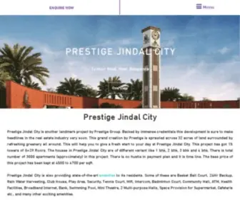 Prestigejindal.in(Prestige Jindal City) Screenshot