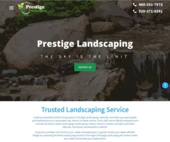 Prestigelandscaping.us(Prestige Landscaping) Screenshot