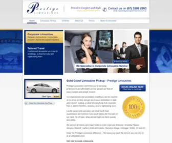 Prestigelimousines.com.au(Limousine Hire Brisbane & Gold Coast) Screenshot