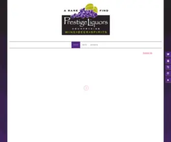 Prestigeliquors.com(Prestige Countryside Liquors) Screenshot