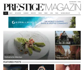 Prestigemagazin.com(HIGH CLASS MAGAZIN DER SCHWEIZ) Screenshot