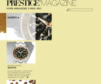 Prestigemagazine.com(Prestigemagazine) Screenshot