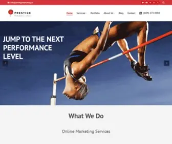 Prestigemarketing.ca(Internet Marketing Company) Screenshot