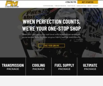 Prestigemoto.com(Prestige Motorsports) Screenshot