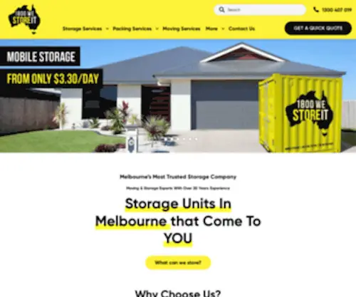 Prestigemoving.com.au(Self Storage Melbourne) Screenshot