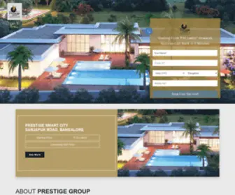 Prestigenewlaunch.com(Prestige New Projects) Screenshot