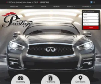 Prestigeofbr.com(Used Cars Baton Rouge LA) Screenshot