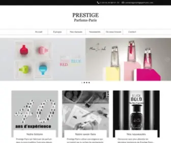Prestigeparfums.com(Prestige parfums) Screenshot