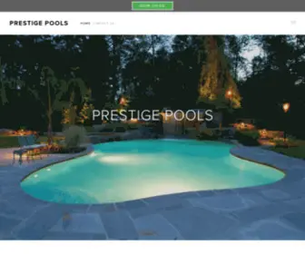 Prestigepoolsofmi.com(Prestige Pools) Screenshot