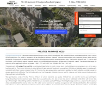 Prestigeprimrosehills.gen.in(Prestige Primrose Hills) Screenshot