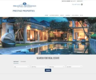 Prestigepropertieslv.com(Prestige Properties) Screenshot