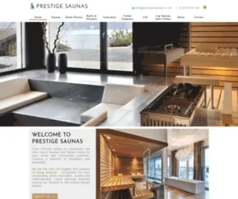 Prestigesaunas.co.uk(Prestige Saunas) Screenshot