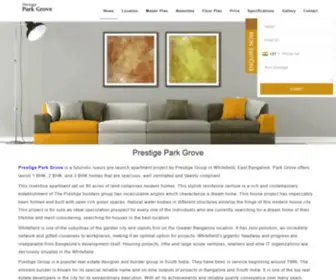 Prestigesparkgrove.in(Prestige Park Grove) Screenshot