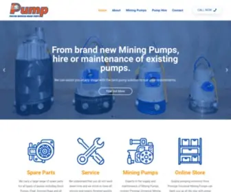Prestigeuniversalminingpumps.com.au(Prestige Universal Mining Pumps) Screenshot