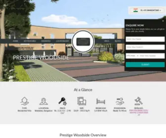 Prestigewoodside.com(Prestige Woodside Yelahanka) Screenshot