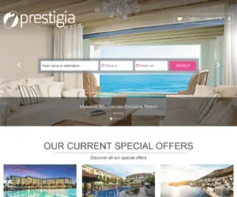 Prestigia.de(LuxusHotels) Screenshot