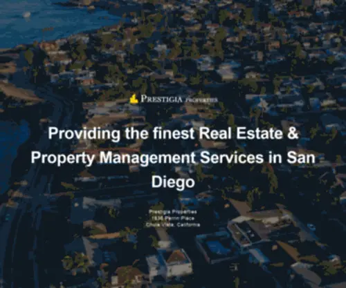 Prestigiaproperties.com(Real Estate & Property Management) Screenshot