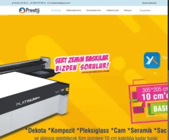 PrestijDigital.com.tr(Prestij Dijital Baskı) Screenshot