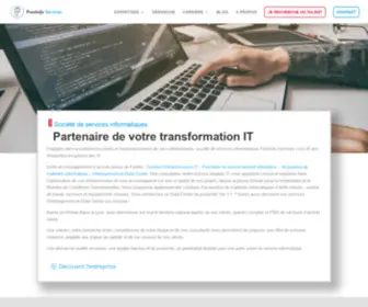 Prestinfo-Services.com(Société de services informatiques) Screenshot