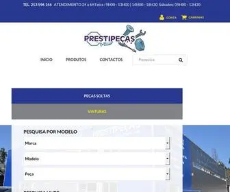 Prestipecas.com(Prestipeças) Screenshot