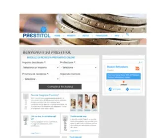 Prestitol.it(Il portale di prestiti) Screenshot