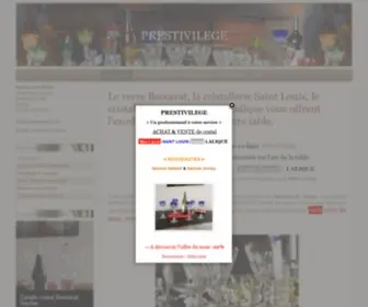 Prestivilege.com(Achat/Vente cristal) Screenshot