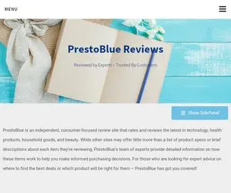 Prestoblue.com(Reviewed by Experts) Screenshot