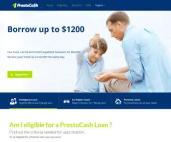 Prestocash.ca(PrestoCash) Screenshot