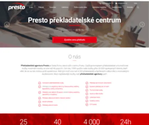 Presto.cz(Překladatelská) Screenshot