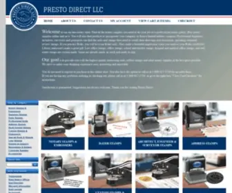 Prestodirect.com(Notary Stamp) Screenshot