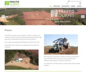 Prestodurpes.lt(Presto Durpes) Screenshot