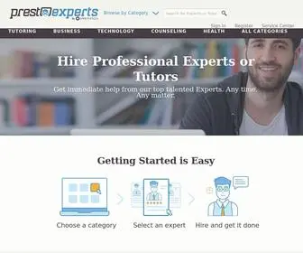 Prestoexperts.com(Online Expert Services 24/7) Screenshot