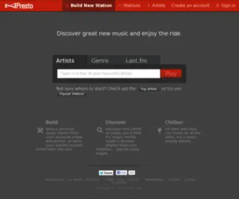 Presto.fm(Free Music) Screenshot