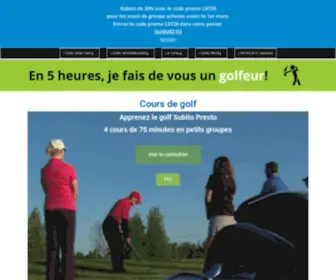 Prestogolf.ca(Presto Golf) Screenshot