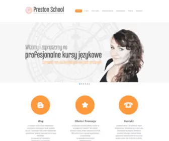 Prestonschool.pl(Kursy i szkolenia językowe) Screenshot