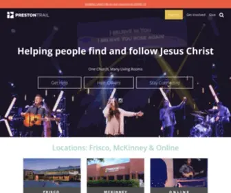 Prestontrail.org(Preston Trail Community Church) Screenshot