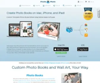 Prestophoto.com(Photo Book Printing) Screenshot