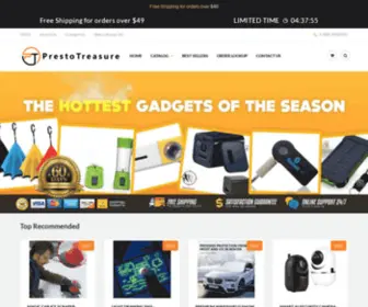 Prestotreasure.com(Presto Treasure) Screenshot
