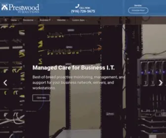 Prestwood.com(Prestwood IT Solutions) Screenshot