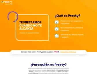 Prestybymo.com(Préstamo) Screenshot