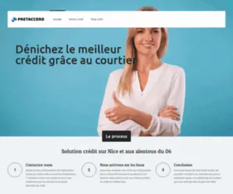 Pretaccord.com(Crédit Nice) Screenshot