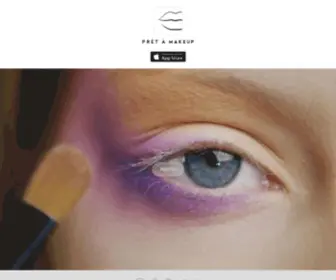 Pretamakeup.com(Prêt) Screenshot