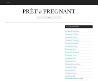 Pretapregnant.nl(Pret a Pregnant) Screenshot