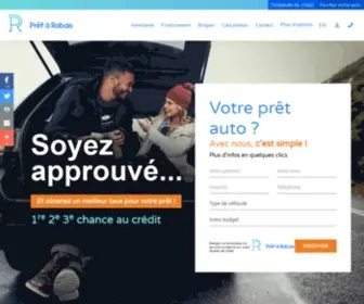 Pretarabais.com(Prêt à Rabais) Screenshot