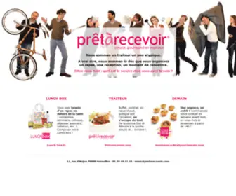 Pretarecevoir.com(PRET A RECEVOIR) Screenshot