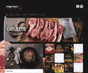 Preteltmeats.com(Pretelt Meats) Screenshot